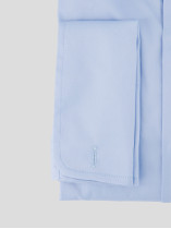 Chemise Unie Grande Taille Bleu Ciel