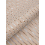 Chemise Rayée Beige Grande Taille - Capelstore