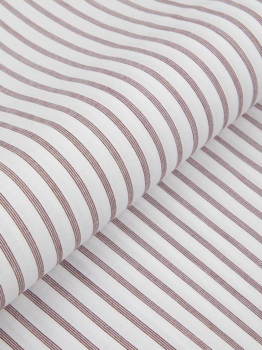 Chemise Rayée Grande Taille Beige