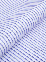 Chemise Rayée Grande Taille Bleu