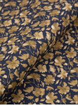 Chemise Imprimée à Fleurs Grande Taille Ocre
