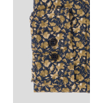 Chemise Imprimée à Fleurs Grande Taille Ocre