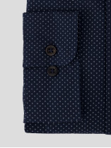 Chemise Imprimé Grande Taille Marine