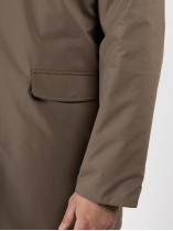 Imperméable réversible bleu marine et beige homme | Capel