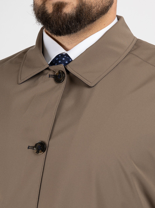 Imperméable réversible bleu marine et beige homme | Capel