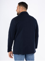 Veste worker bleu marine en coton homme grande taille – Capel