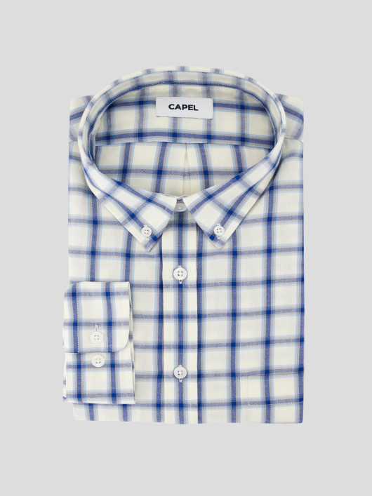 Chemise Flanelle A Carreaux Grande Taille Bleu