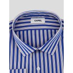 Chemise Rayée Grande Taille Bleu