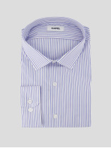 Chemise Rayée Grande Taille Bleu