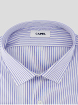 Chemise Rayée Grande Taille Bleu