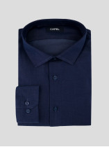 Chemise Grande Taille Bleu Indigo | Capelstore