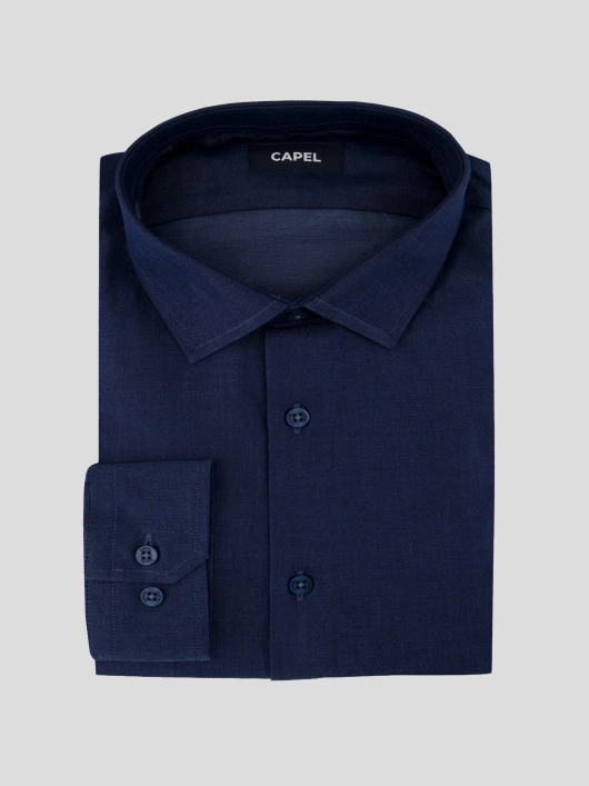 Chemise Grande Taille Bleu marine