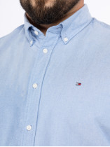 Chemise Oxford Bleu Ciel Tommy Hilfiger Grande Taille