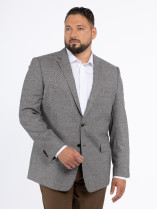 Veste Grande Taille  Marron à Chevrons - Capelstore
