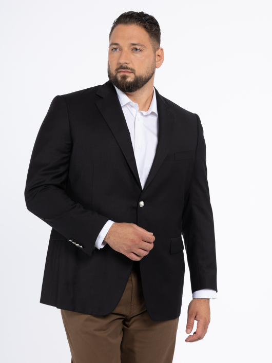 Costume  Faux Uni Noir Grande Taille
