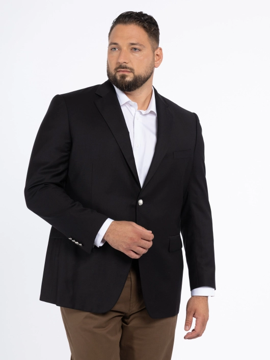 Costume  Faux Uni Noir Grande Taille