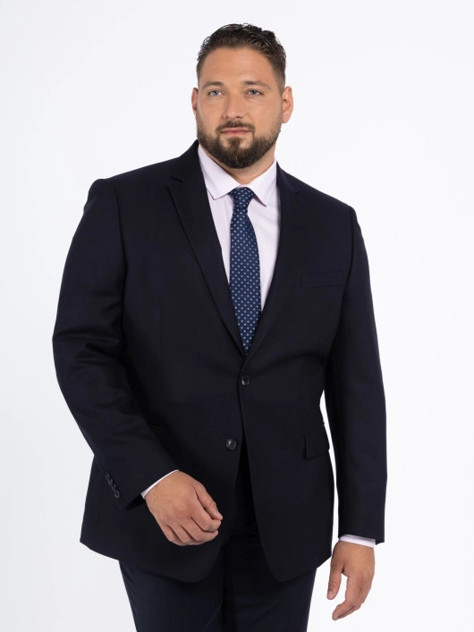 Veste de costume bleu marine en laine Angelico – Capel