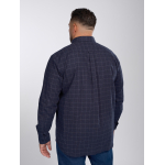 Chemise Flanelle A Carreaux Grande Taille Marine