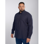 Chemise Flanelle A Carreaux Grande Taille Marine