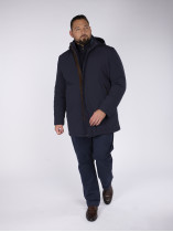 Parka Bleu Marine Grande Taille
