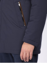 Parka Bleu Marine Grande Taille