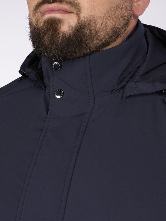 Parka Bleu Marine Grande Taille