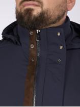 Parka Bleu Marine Grande Taille
