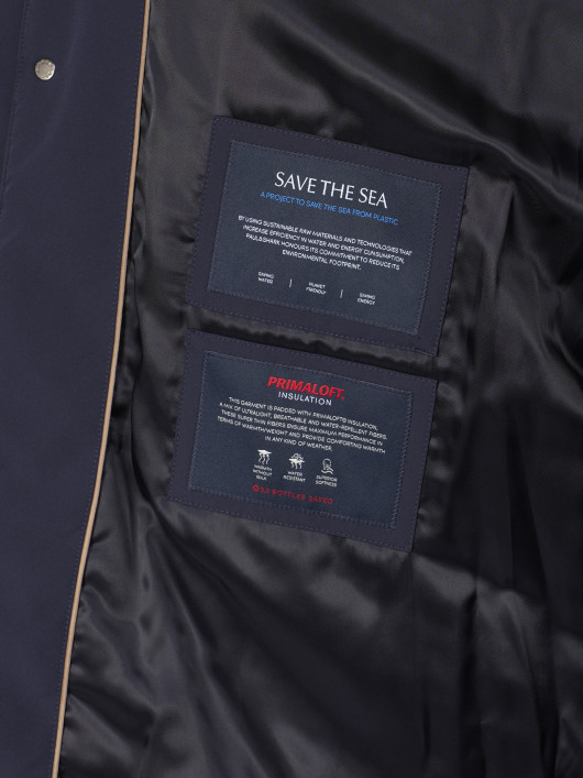 Parka Bleu Marine Grande Taille