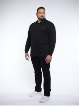 Polo Manches Longues Grande Taille Noir Ralph Lauren
