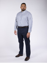 Chemise Flanelle A Carreaux Grande Taille Bleu