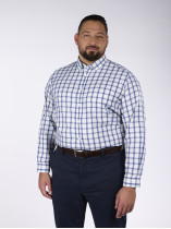 Chemise Flanelle A Carreaux Grande Taille Bleu