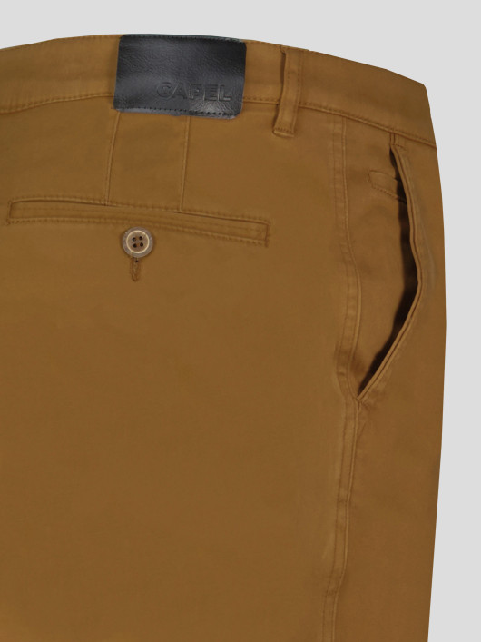 Pantalon Coton Ocre Grande Taille