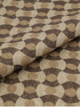 Echarpe Fantaisie Beige Grande Taille