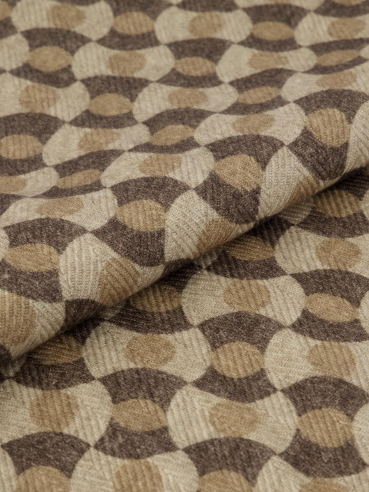 Echarpe Fantaisie Beige Grande Taille