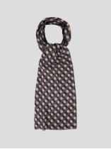 Echarpe Fantaisie Bleu Grande Taille