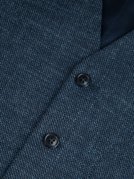 Gilet De Costume Armuré Grande Taille Bleu Foncé Capel
