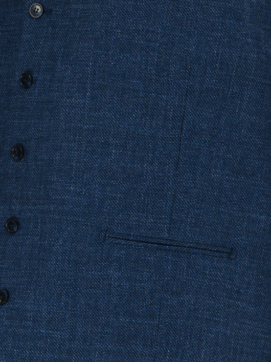 Gilet De Costume Armuré Grande Taille Bleu Foncé Capel