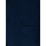 Veste Laineuse Grande Taille Bleu Foncé | Capelstore