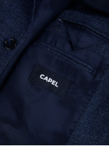 Veste Laineuse Grande Taille Bleu Foncé