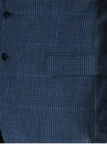 Veste A Carreaux Grande Taille Bleu Marine