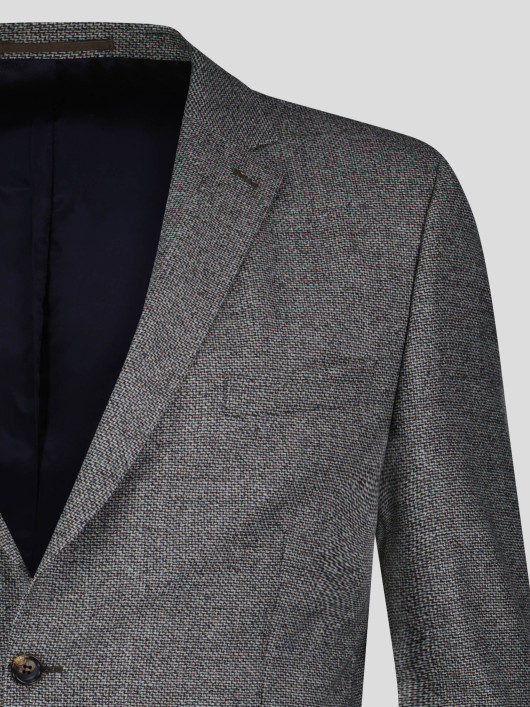 Veste Grande Taille  Marron à Chevrons - Capelstore