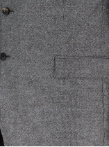 Veste Grande Taille  Marron à Chevrons - Capelstore