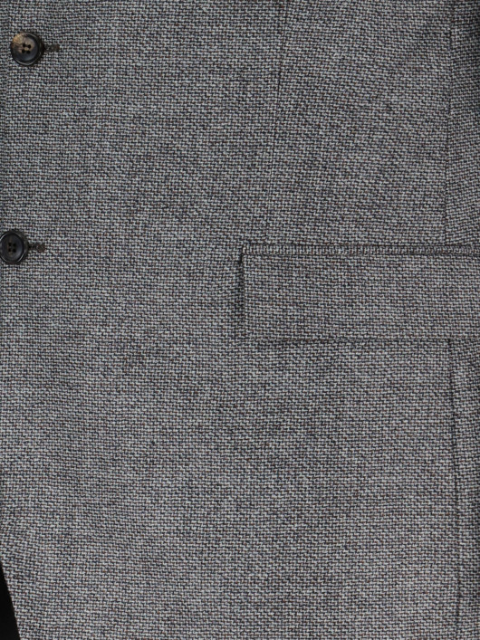 Veste Grande Taille  Marron à Chevrons - Capelstore