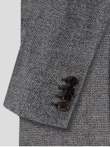 Veste Grande Taille  Marron à Chevrons - Capelstore