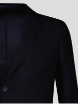 Veste de costume bleu marine en laine Angelico – Capel