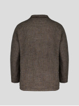Parka Laine Harris Tweed Grande Taille Camel