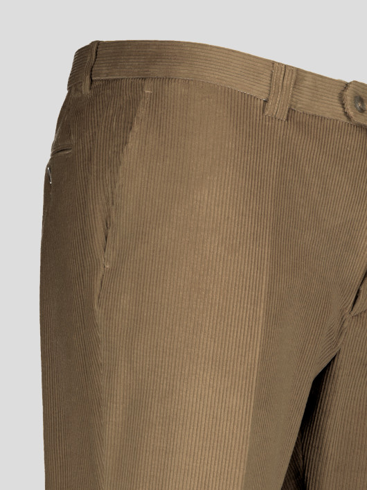 Pantalon Velours Grant Grande Taille Camel