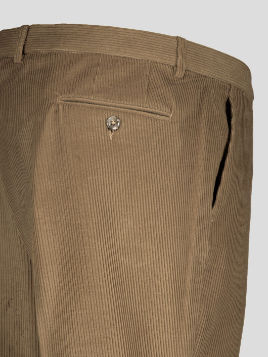 Pantalon Velours Grant Grande Taille Camel
