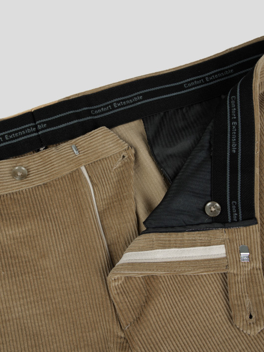 Pantalon Velours Grant Grande Taille Camel