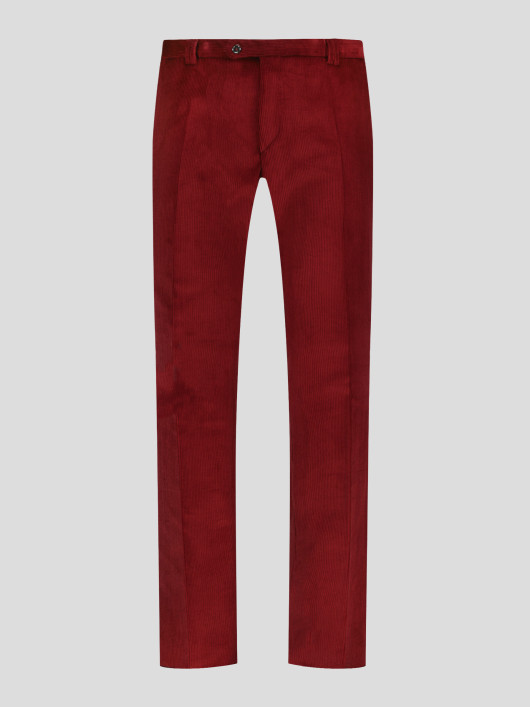 Pantalon Grant Velours Bordeaux Capel